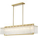 Canada LED 13.25 inch Brass Chandelier Ceiling Light